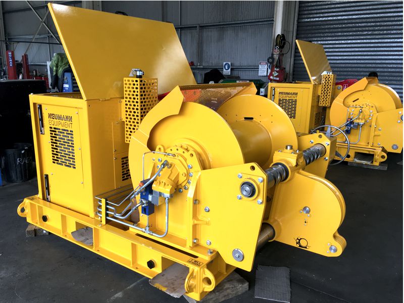 10 Tonne Diesel Hydraulic Winch Unit