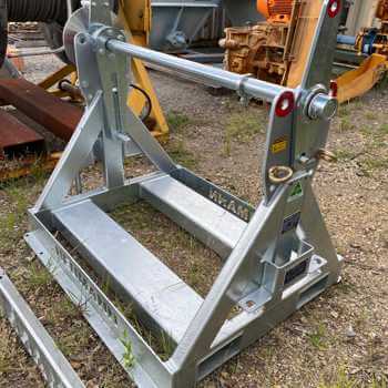 1.5 Tonne Heavy-Duty Galvanised Elded Cable Drum Stand with Brake