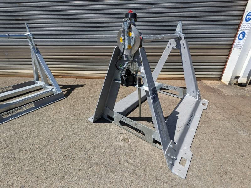 4 Tonne Heavy-Duty Galvanised Cable Drum Stand - BT Series